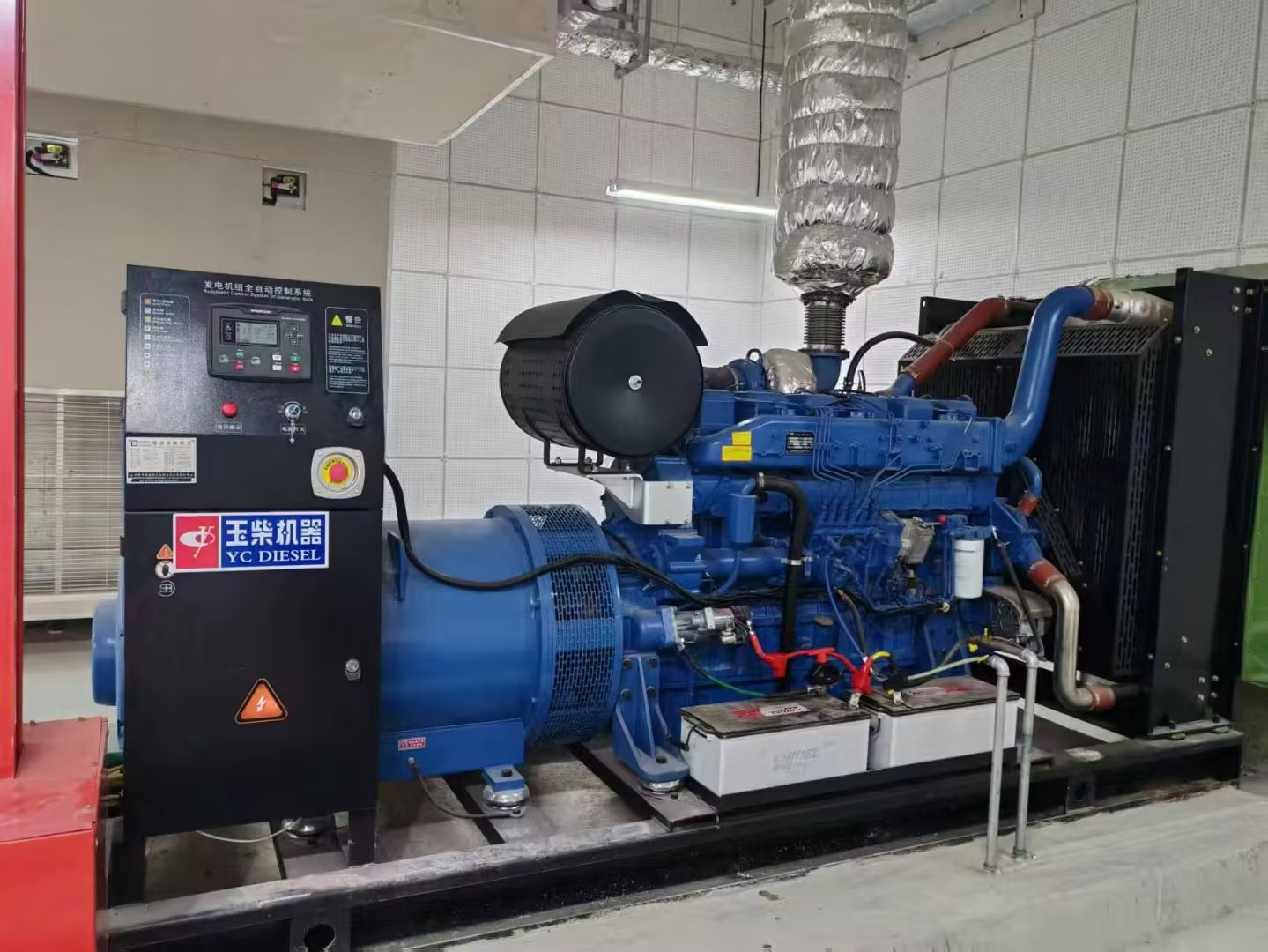 玉柴800KW青羊区某单位消防应急电源项目